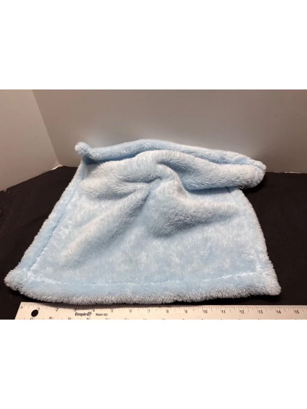 Blankets & Beyond Blue Plush Elephant Security Blanket Lovey For Baby